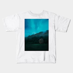 Gloomy Spaceship Kids T-Shirt